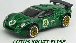 #2-672 "Lamborghini Reventon Roadster" vs "Lotus Sport Elise" vs "Double Demon" Hot Wheels.wmv