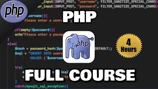 PHP Full Course for non-haters 🐘 (2023)
