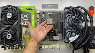 AMD Ryzen 5 3600 msi B450M-A PRO RTX3060Ti Gaming X Thermaltake TT Liquid Cooler AIO Gaming PC Build