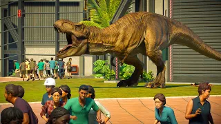 TRAPPING 2000 PEOPLE with ALL CARNIVORES - Jurassic World Evolution 2