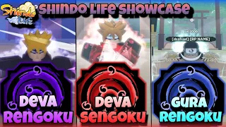 Deva Rengoku, Deva Sengoku & Gura Rengoku Shindo Life Showcase