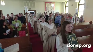 Easter Procession 2022—Zion Evangelical Lutheran Church—East Petersburg—Lancaster, Pennsylvania