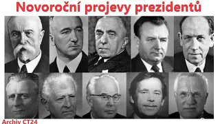 Novoroční projevy prezidentů | Archiv ČT24