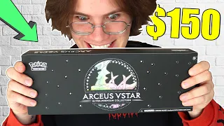 Opening a $150 Arceus ULTRA Premium Collection Box!