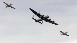 RIAT 2022 - 🇬🇧 Battle of Britain Memorial Flight, Spitfire, Hurricane and Lancaster