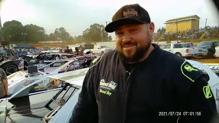 Interview with Larry Teal at Laurens County Speedway 2021