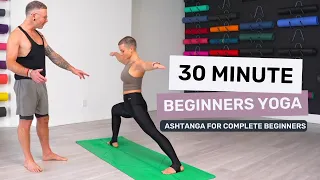 Ashtanga For Beginners with David & Jelena | 30 Minute Class