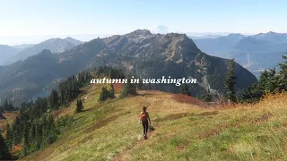 my first backpacking trip (alpine lakes wilderness) | fall weekend diaries