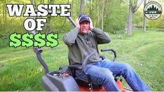 Commercial Zero Turn Lawn Mower FAIL! It Only Lasted 100 Hours