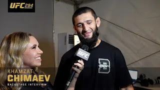 Khamzat Chimaev: 'He Made Me A Better Fighter Today' | UFC 294