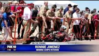 Athlete competes in Invictus Games