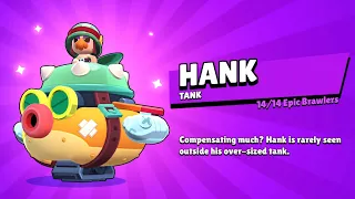 Brawl Stars HANK Unlocked Max level Upgrade Gameplay