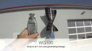 Vertikaler Windgenerator, vertical wind turbine