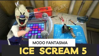 Ice Scream 5: Modo fantasma - Tutorial Passo a Passo Gameplay completa