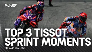 Top 3 #TissotSprint Moments 🤯 | 2024 #SpanishGP