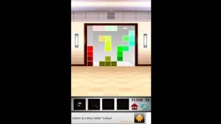 100 Floors Game Walk-Through Level 55 (Android) (commentary) HD