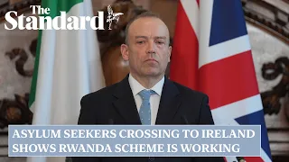 Heaton-Harris: Asylum seekers crossing to Ireland shows the Rwanda scheme is working