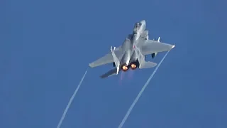 Unrestricted Vertical Climbs of Two F-15 Eagles