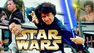 Martial Artists In STAR WARS: Bruce Lee, Jackie Chan, Donnie Yen Lightsaber Duels ❌ 3 Jedi MASTERS