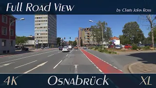 Osnabrück, Germany: Stadtfahrt - City Tour - 4K (2160p/60p) Ultra HD - XL-Video - Cinema Quality