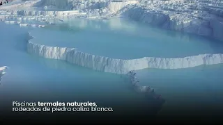 Travertinos de Pamukkale, el castillo de algodón en Turquía.