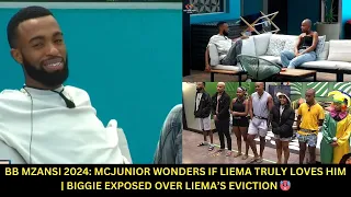 BB MZANSI 2024: MCJUNIOR WONDERS IF LIEMA TRULY LOVES HIM | OPS BIGGIE EXPOSED OVER LIEMA’S EVICTION