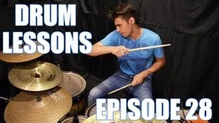 Уроки игры на барабанах "3+1", эпизод 28: "Линейные сбивки" / Drum Lessons - Linear Drum Fills