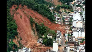 Types of landslides, debris flow, rockfall, rotational slide, creep, lateral slide,