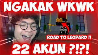 KAMI GACHA 22 AKUN DAN KALAU DAPAT LEOPARD AKU BAKAL LIVE 24 JAM !!