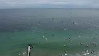 Überflug - fehmarn surf festival 2023 und meer mit dji mini se 2