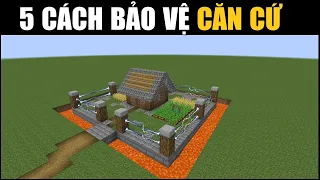 Minecraft : 5 cách đơn giản để bảo vệ căn cứ của bạn !