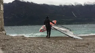 LIMONE DURO!!! A cold November stormy windsurf day!