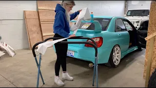 Wrapping my WRX!