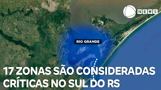 17 zonas são consideradas críticas no sul do RS