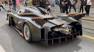 PAGANI Huayra R - CRAZY EXHAUST sound & DRIVING on the STREETS