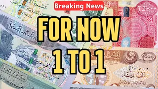 🔥Iraqi Dinar🔥For now 1 to 1🔥News Guru Intel Update IQD Value to USD🤑💵🤑🎉