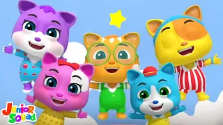 Five Little Kittens, Animal Cartoon and Preschool Song for Kids