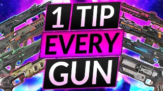 1 PRO TIP for EVERY WEAPON in Apex Legends - DOMINATE with EACH GUN - Advanced Guide
