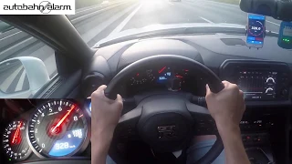 327 KM/H!!! NISSAN GT-R POV TOP SPEED AUTOBAHN