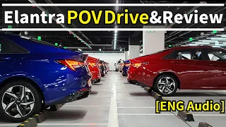 2021 Hyundai Elantra POV Drive & review [English Audio]