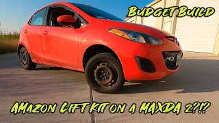 Amazon Lift Kit Install! Mazda 2 Lifted Budget Builds]