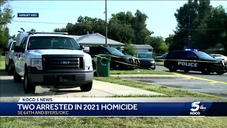 Oklahoma City police arrest two in connection with 2021 homicide