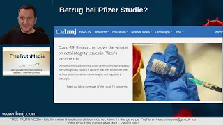 Whistleblower Dokument - Betrug bei Pfizer Studie? / weitere Themen siehe Filmbeschreibung