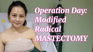 MASTECTOMY - OPERATION BEFORE CHEMOTHERAPY. OPERATION FOR BREAST CANCER.