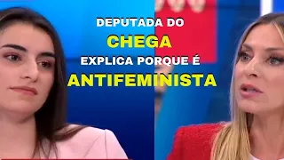 Deputada do CHEGA explica porque é antifeminista