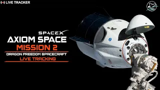 Crew Dragon Hatch Opening | Live Tracker | Ax-2 Mission