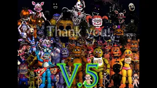 All FNAF Animatronics Sings FNAF Song v.5