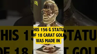 Fact-Check: This Gold Statue of PM Modi Was Made in Gujarat, Not Saudi Arabia | The Quint