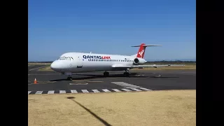 RARE | QantasLink Fokker 100's at Busselton Regional Airport