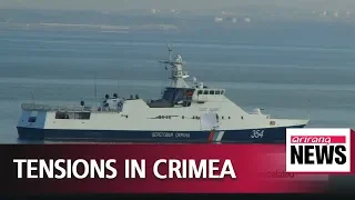 Ukraine accuses Russia of opening fire on its ships in Black Sea